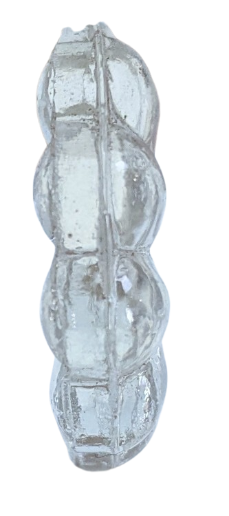 Antik Krystal prisme. Ca. 1850-1950. Lysekrone. Marguerit. 2 sidet. Ø30 mm