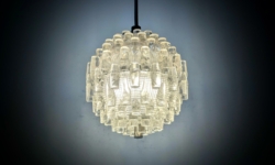 Carl Fagerlund Snowball glas lampe fra 1960. Professionelt restaureret. Ø15. 1,5 kilo glas