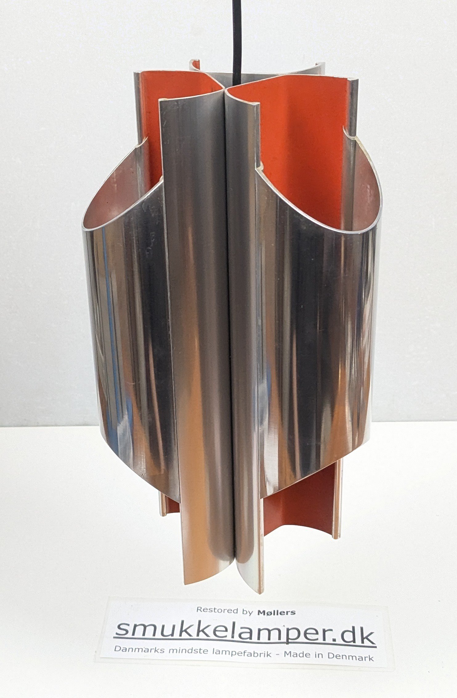 Topdesign – Original Bent Karlby “Panter” pendel fra 1969 – ikonisk dansk design for LYFA