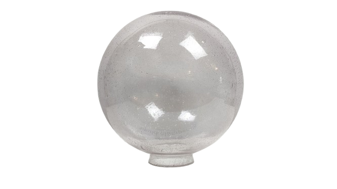 Vintage dansk lampeglas fra 1970. Udendørslampe. Ø27. 32 cm høj. 9,6 cm gribekant.