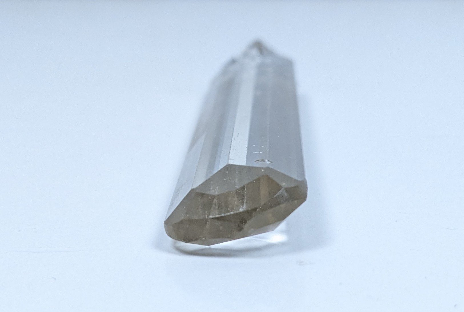 Fransk Krystal pendeloque prisme. Til lysekrone. 133mmL. Wienerprisme 1820
