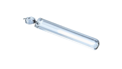 Fransk Krystal pendeloque prisme. Til lysekrone. 133mmL. Wienerprisme 1820