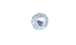 Krystalglas perle prisme. Til lysekrone. 10mmL. 32 sider. 1 huls. Pearl. 1960