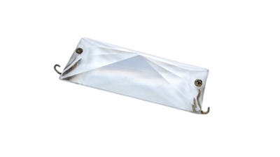 Krystal prisme m. ophæng til 1900 tals lysekrone. 61 mm lang. Wiener prisme. Fra ca 1900