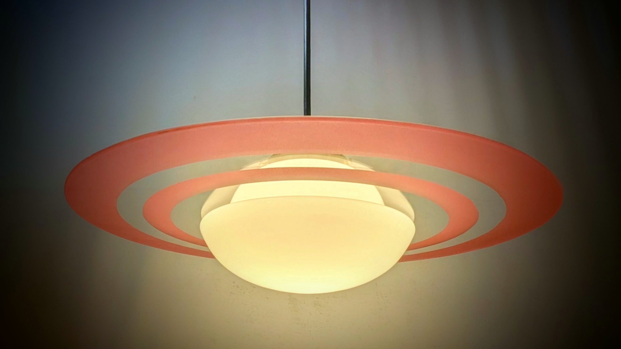 Saturn loftlampe 1940 – “Orbita Suprema” – Proto Space Age / Stilnovo Éra. Pickup only.