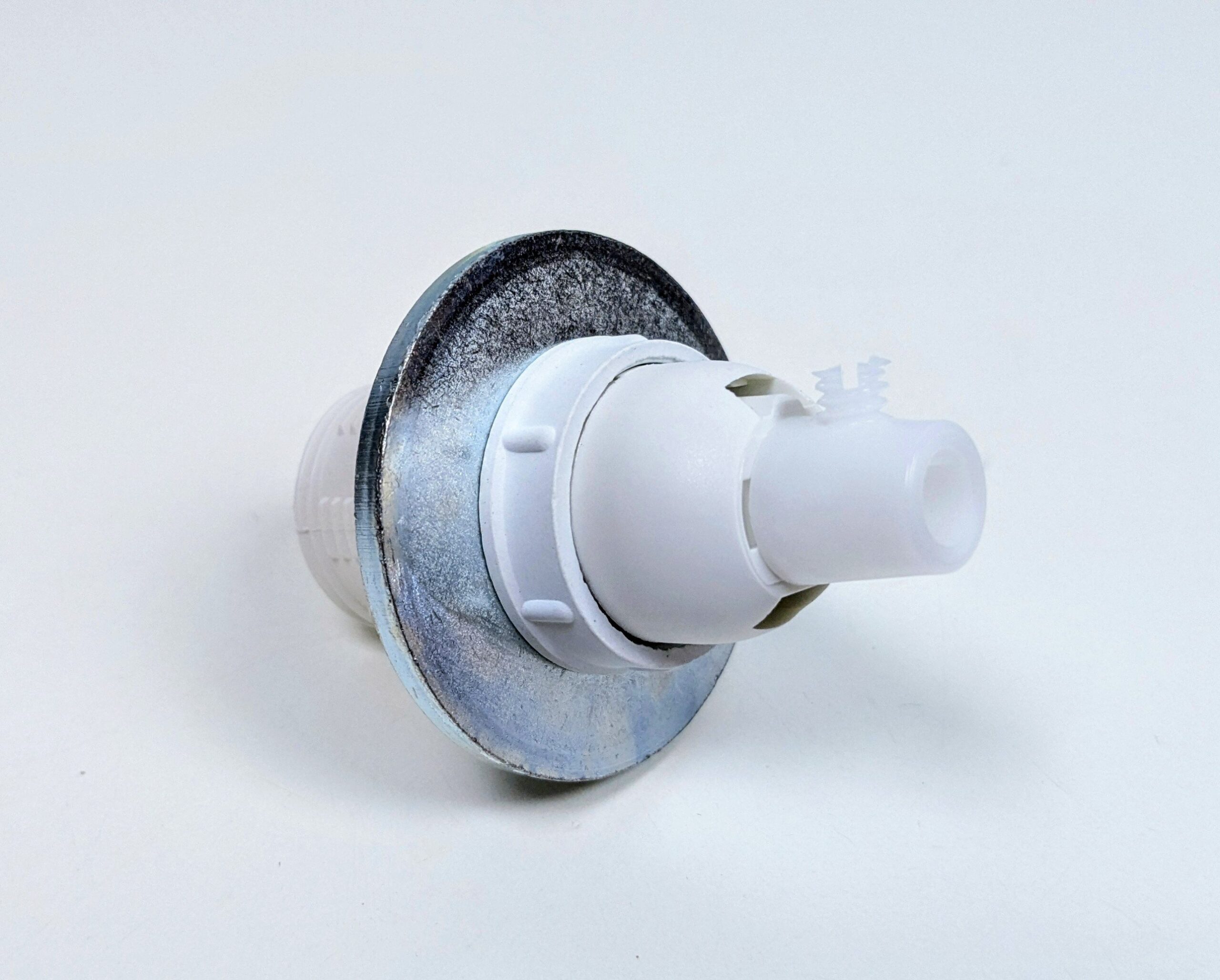 Lampe holder med fatning E14 til bla. Bauhaus og rør lampeglas med bukket kant.