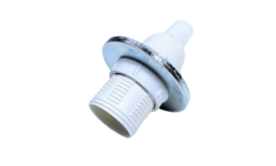 Lampe holder med fatning E14 til bla. Bauhaus og rør lampeglas med bukket kant.