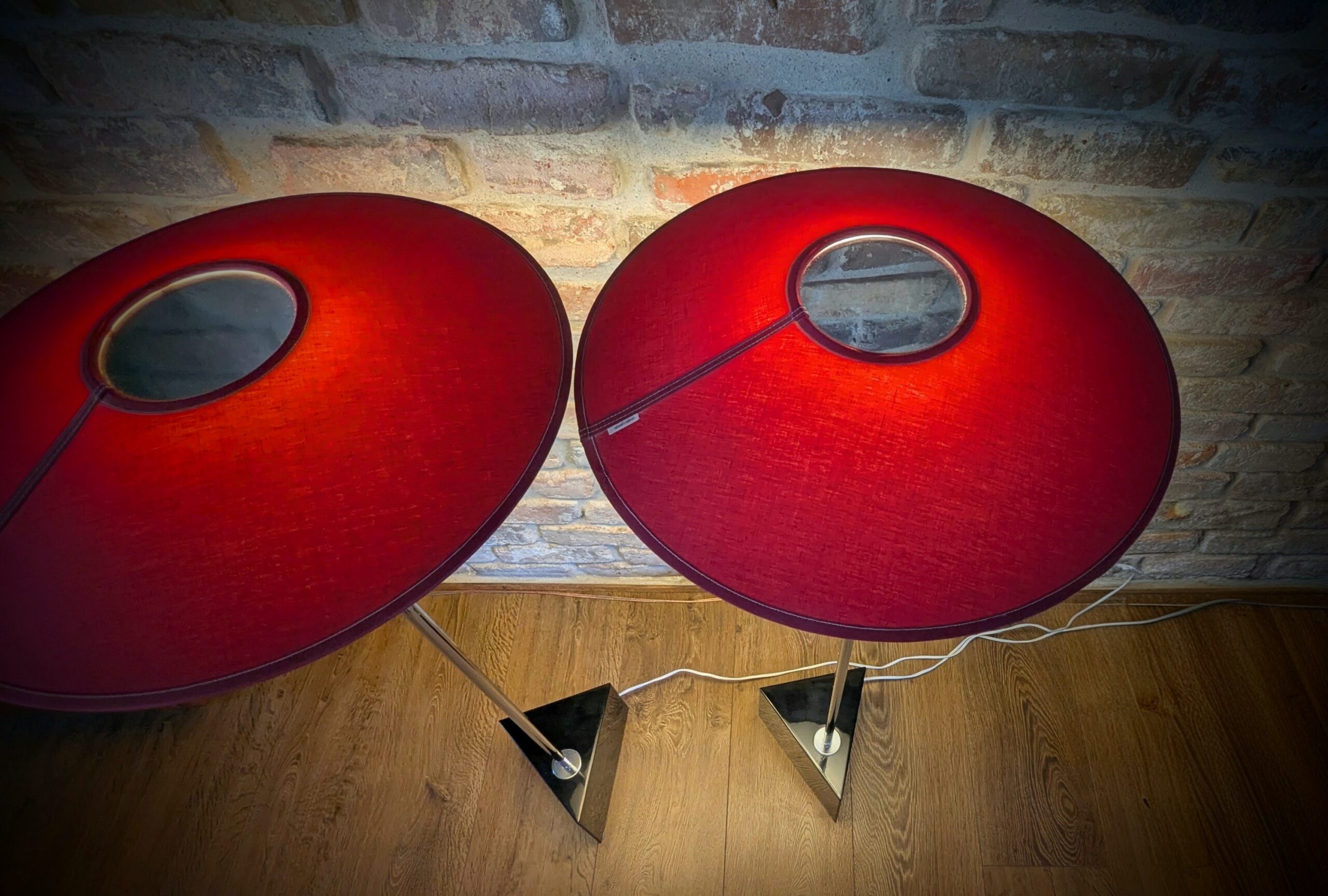 Sjældne originale Ateljé Lyktan gulvlamper 1984 – originalt sæt med 2 stk. Pickup only