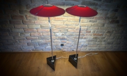 Sjældne originale Ateljé Lyktan gulvlamper 1984 – originalt sæt med 2 stk. Pickup only