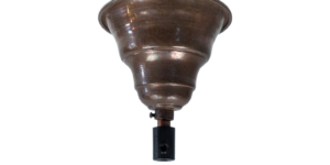 Original loftroset baldakin i kobber m. ny aflastning J.J.Hammer og Krone. Reservedel. 1970