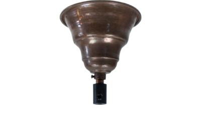 Original loftroset baldakin i kobber m. ny aflastning J.J.Hammer og Krone. Reservedel. 1970