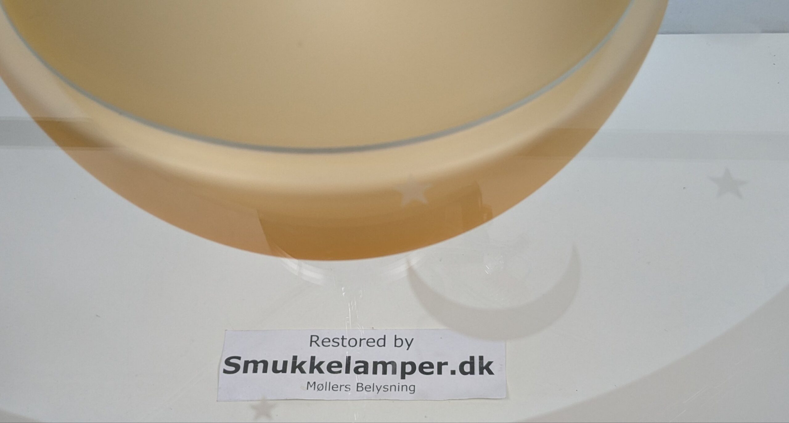 Sjælden Saturn loftlampe fra 1940 Rav – Art deco / Stilnovo Éra. Pickup only.