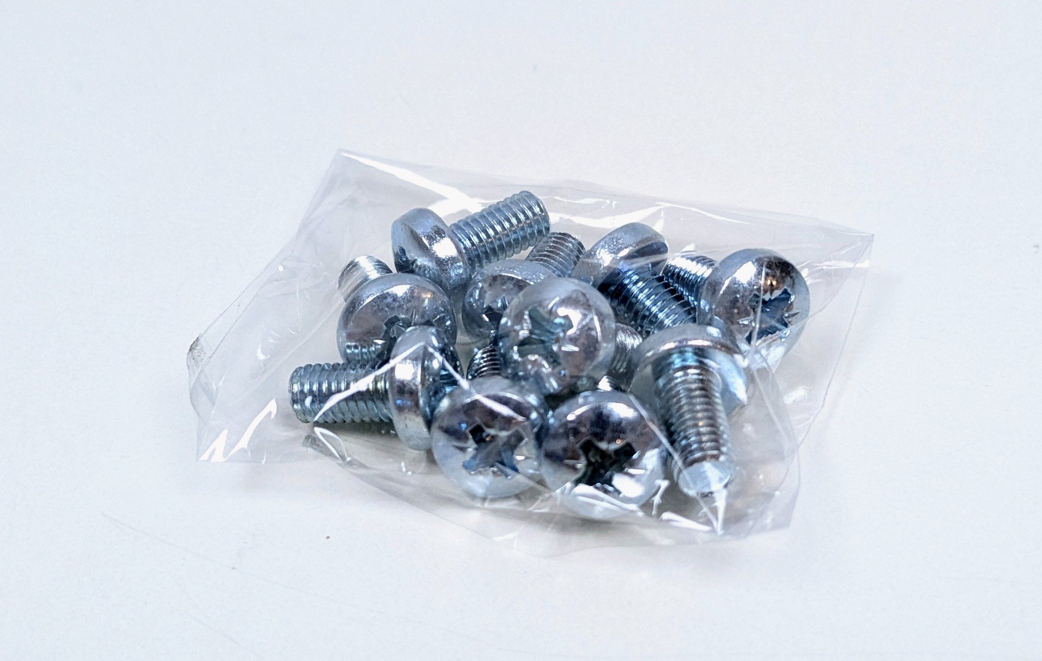 Lampebolt stål M5x10 mm. Poz head. Til diverse special lamper m.fl. 10 stk