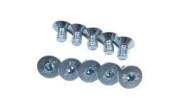 Lampebolt M5x8H Undersænket. stål. Til special lamper, dækplader m.m. Se info. 10 stk.
