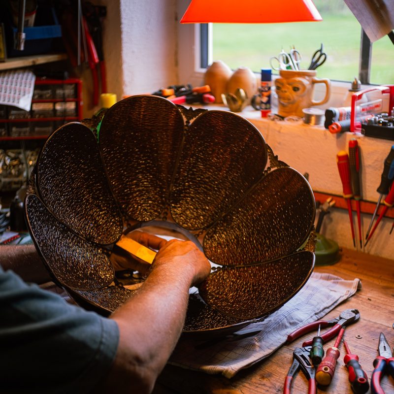 Møllers belysning workshoppen / Photo Instagram: Richardyphotos