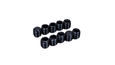 Lampebolt pinol aflastning m.m M4x4 mm. Sort stål. Til special lamper. Se info. 10 stk. – Specialbolte lamper