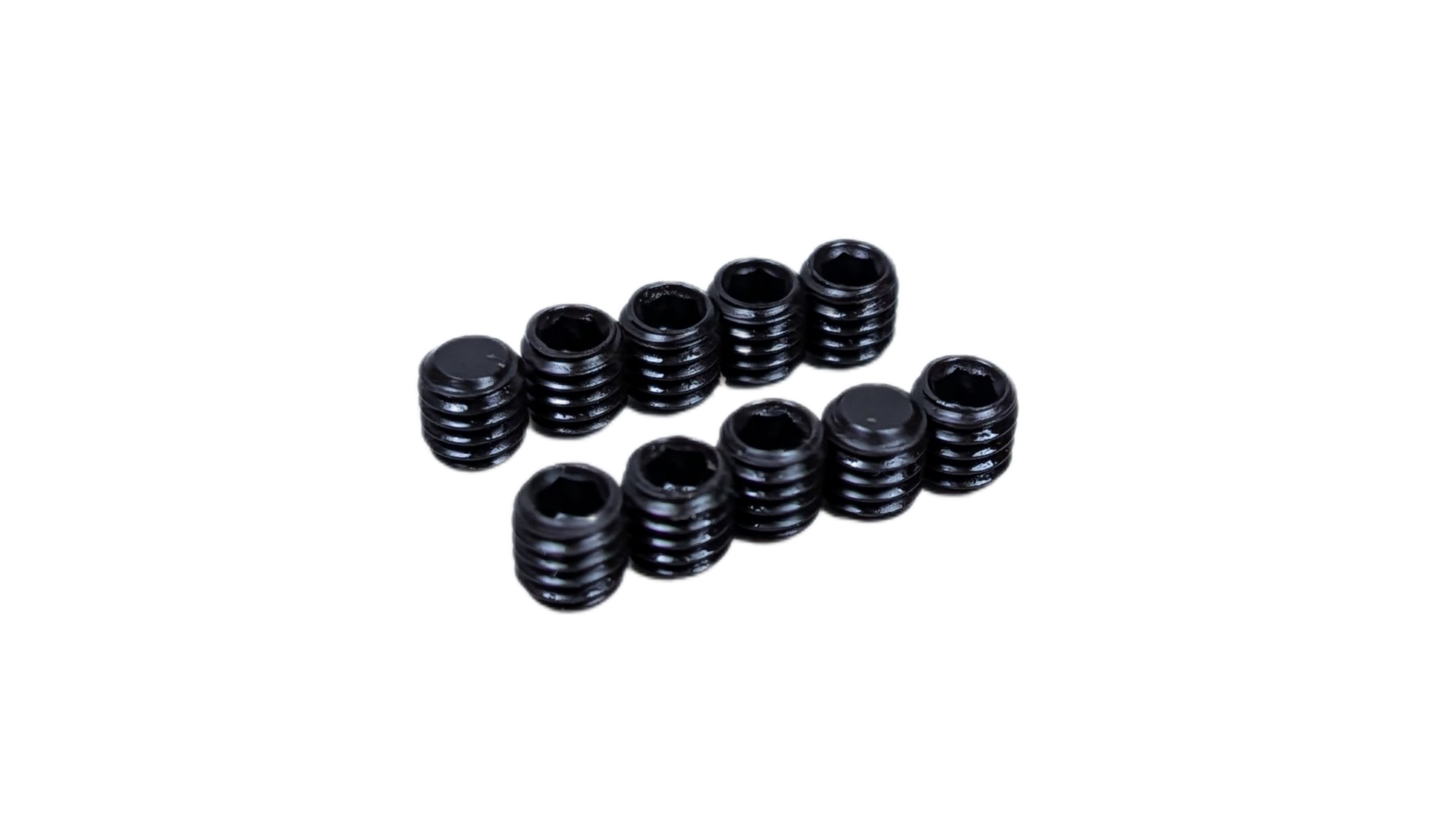 Lampebolt pinol aflastning m.m M4x4 mm. Sort stål. Til special lamper. Se info. 10 stk. – Specialbolte lamper