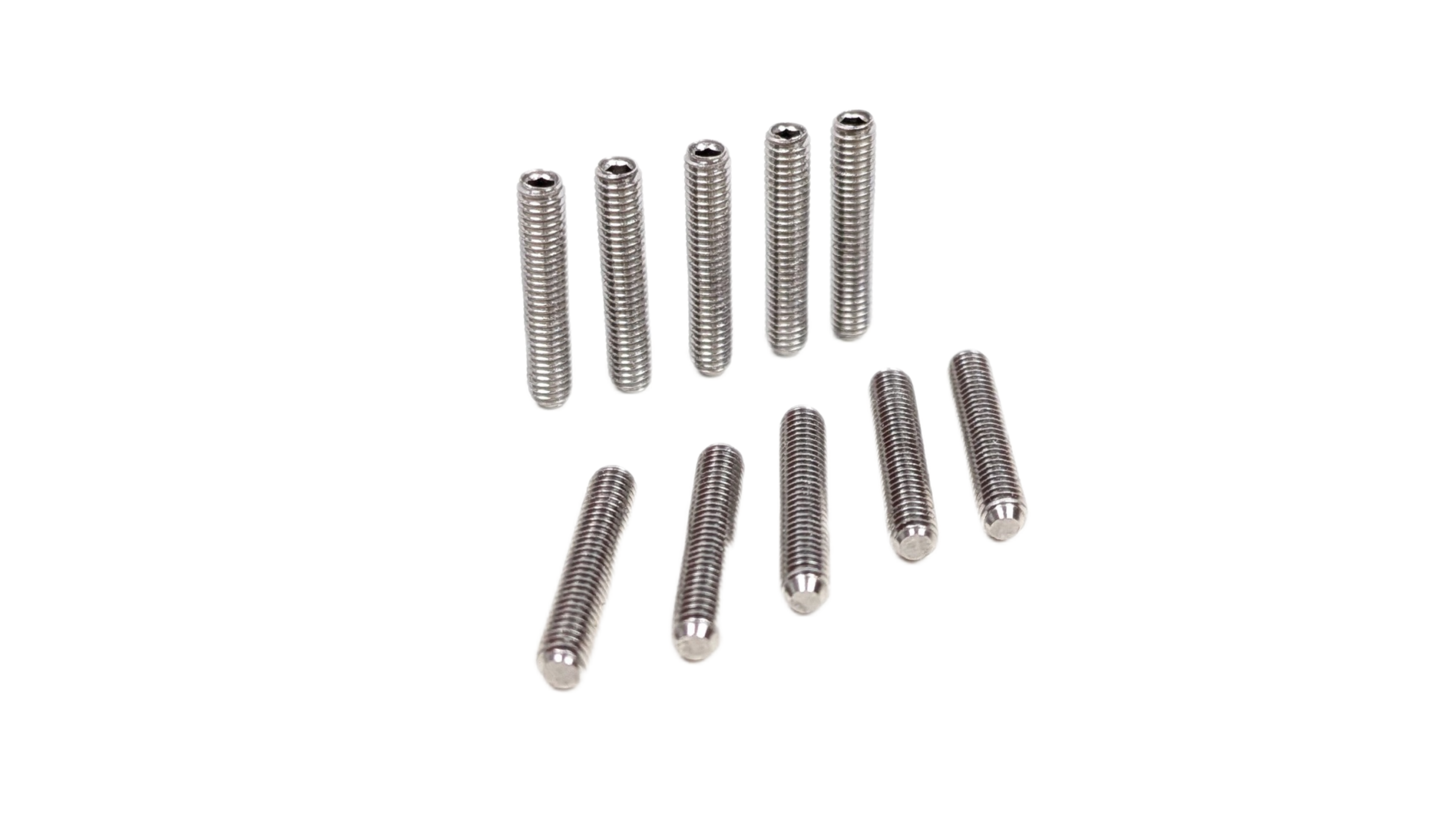 Lampebolt pinol aflastning m.m M3x16 mm. Blank stål. Til special lamper m.m. Se info. 10 stk. – Pinol bolte – special varer designlamper – til sikring, aflastning m.m forskellige størrelser