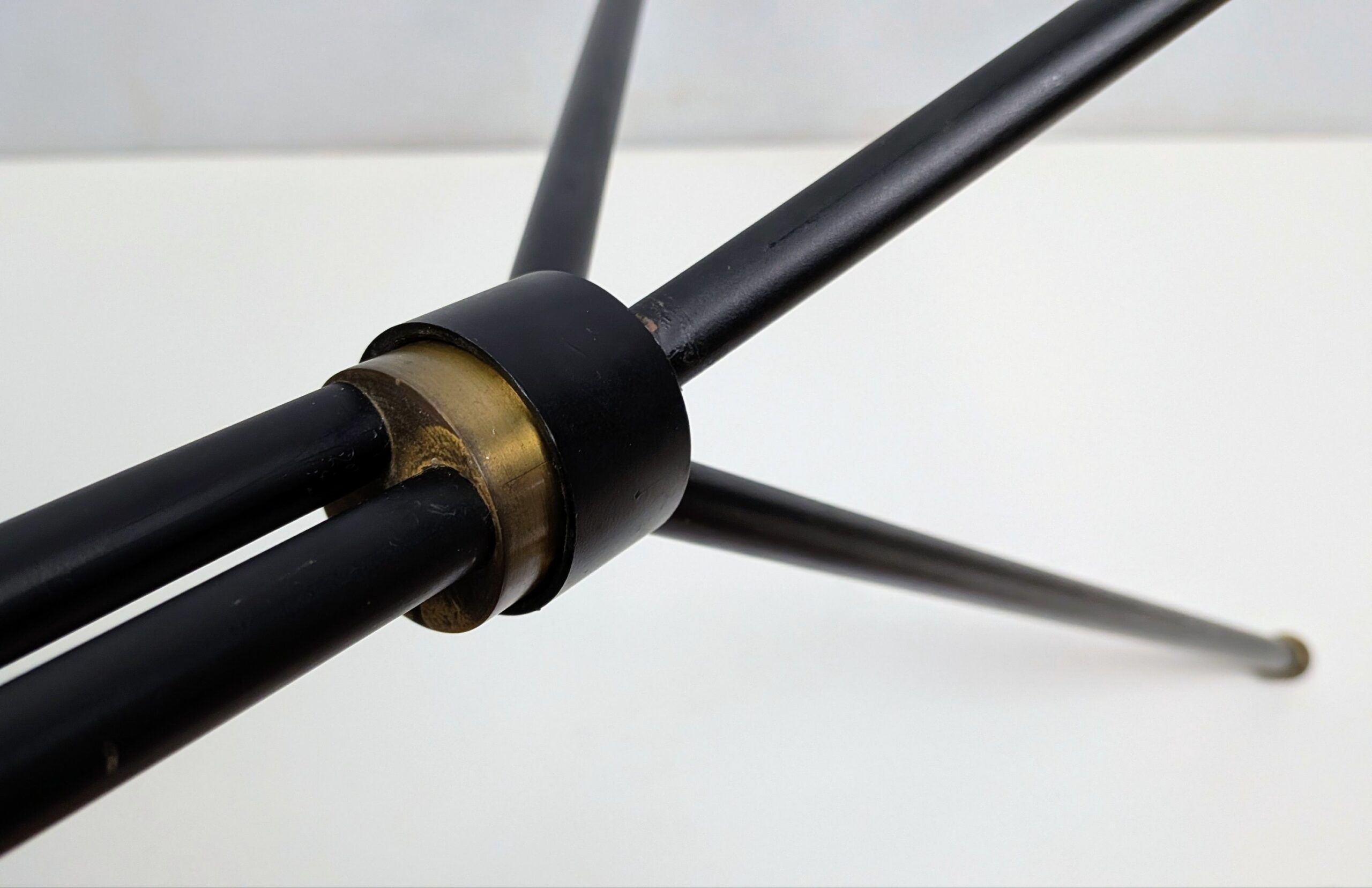 Teknika treben model 209 – eksklusiv dansk design gulvlampe med to fleksible arme – 1955. Pickup only – produktbillede 9 – Gulvlamper