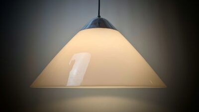 HANS J WEGNER. Opala pendel Ø52. Louis Poulsen. Restored. Langsøhus 1970. – Design ikoniske lamper til spisestuen