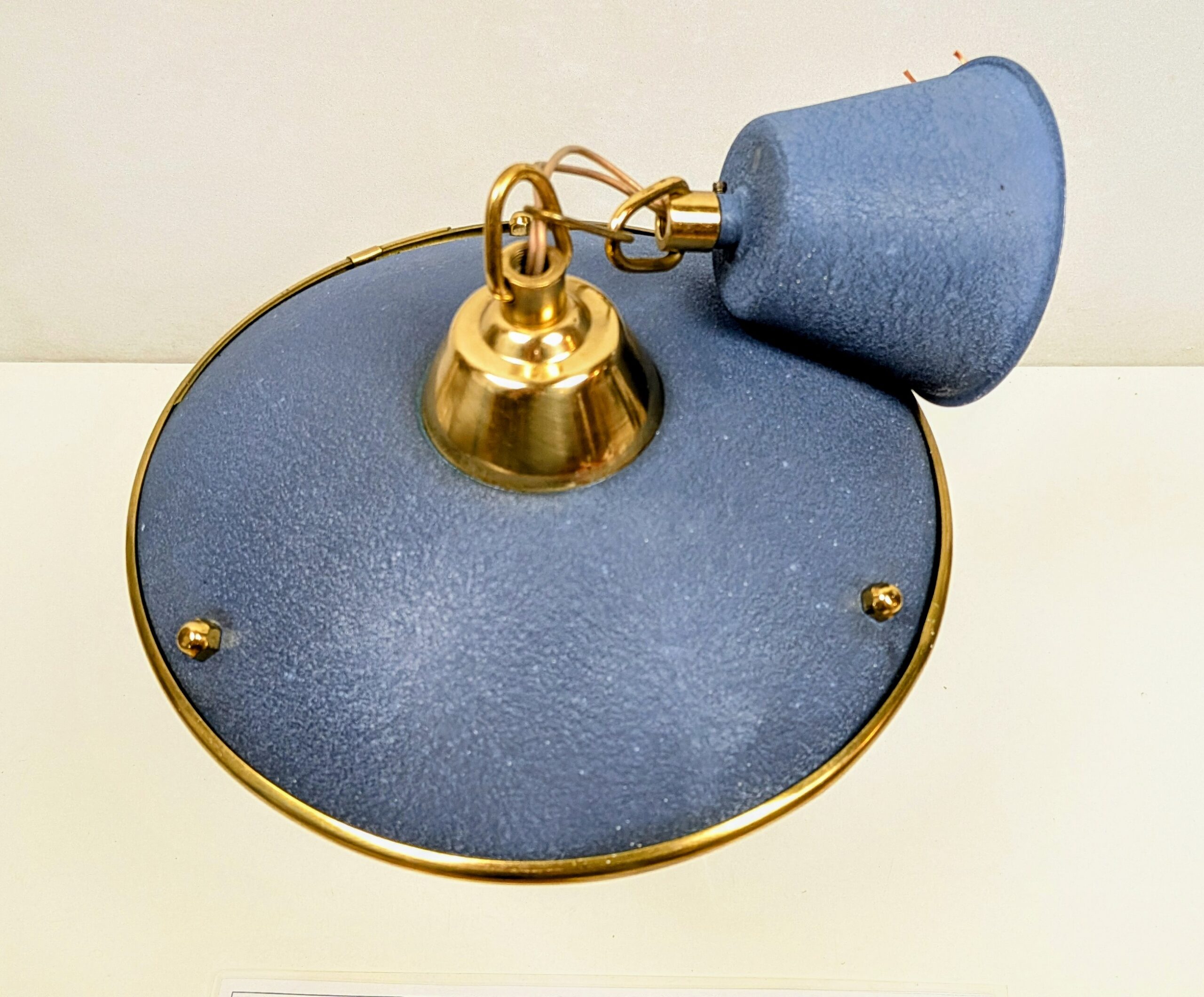 Skøn Atomic Age 1950 loftlampe. Restored. Ø23. 43 cmH – produktbillede 5 – Orangeri og udestue belysning